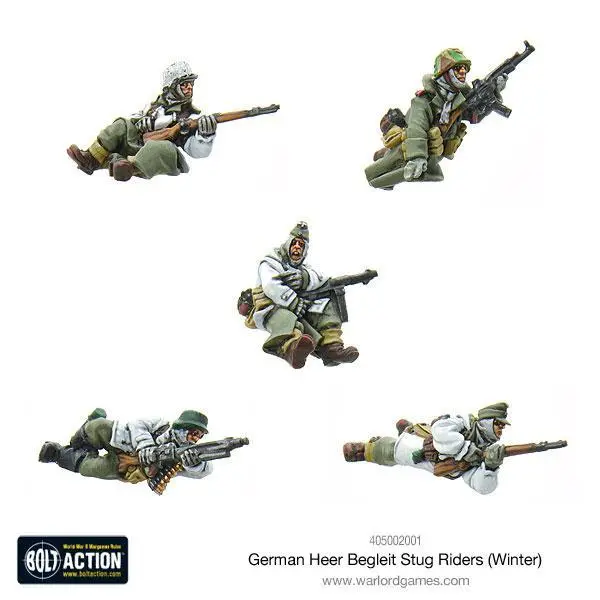 German Heer Begleit Stug Riders (Winter) (Blister) 1