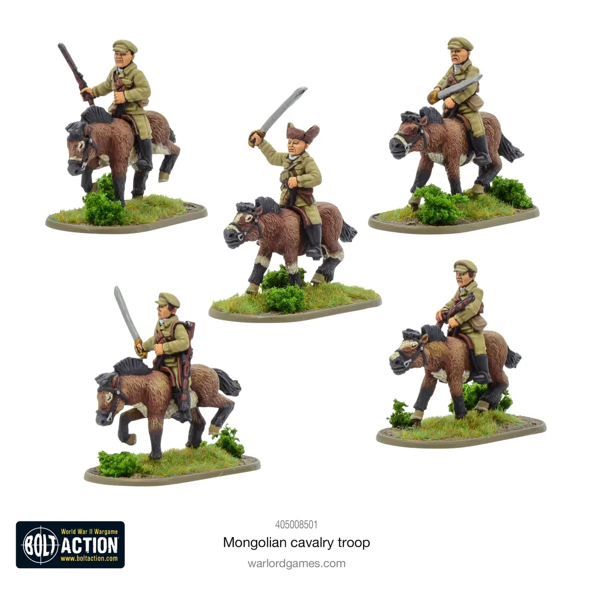 Mongolian Cavalry Troop (Blister) 1