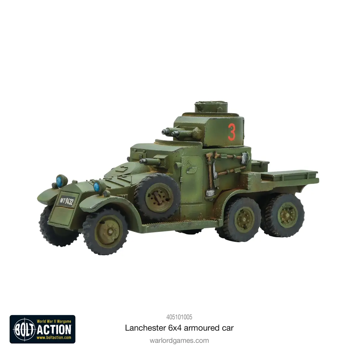 Lanchester 6X4 Armoured Car (Pack) 1