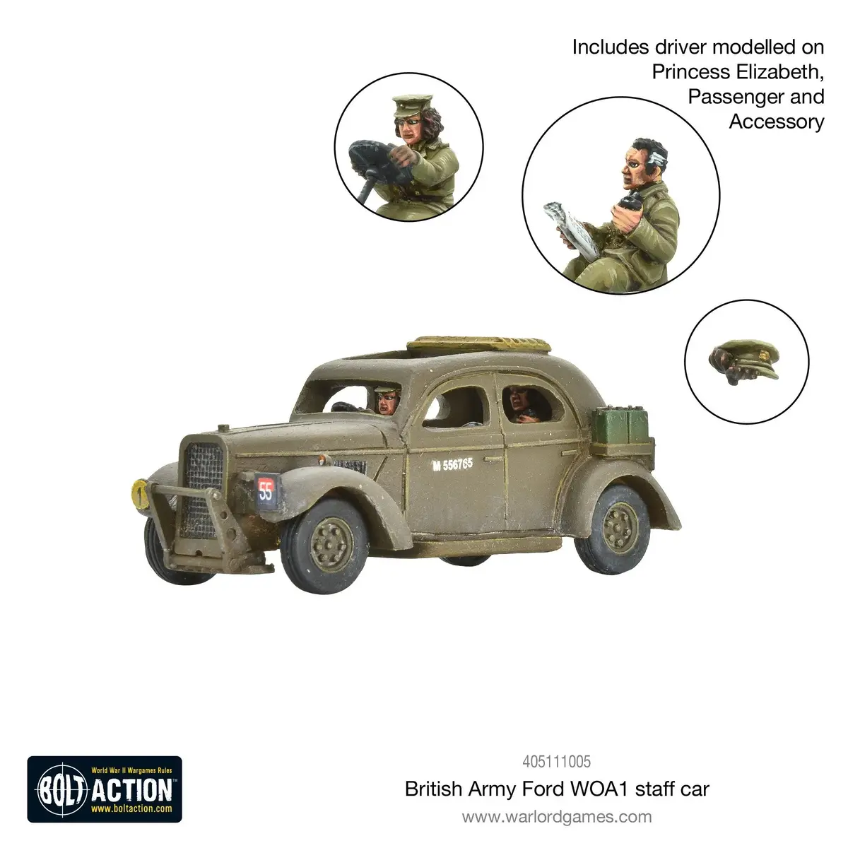British Army Ford Woa1 Staff Car (Pack) 1