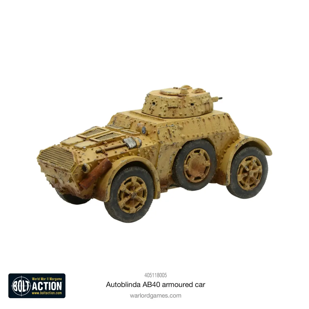 Autoblinda Ab40 Armoured Car (Small Green Box) 1