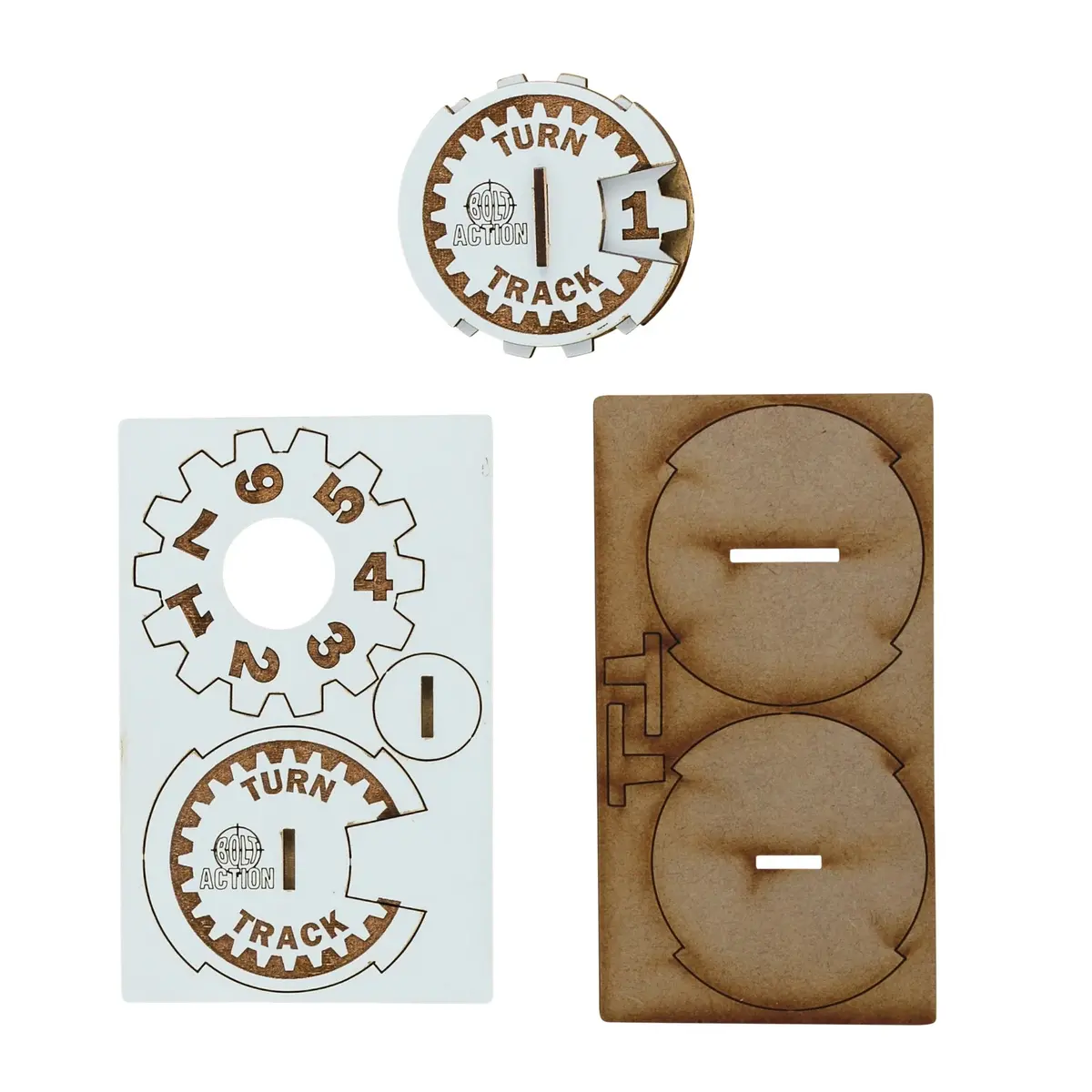 Bolt Action Mdf Turn Marker 1