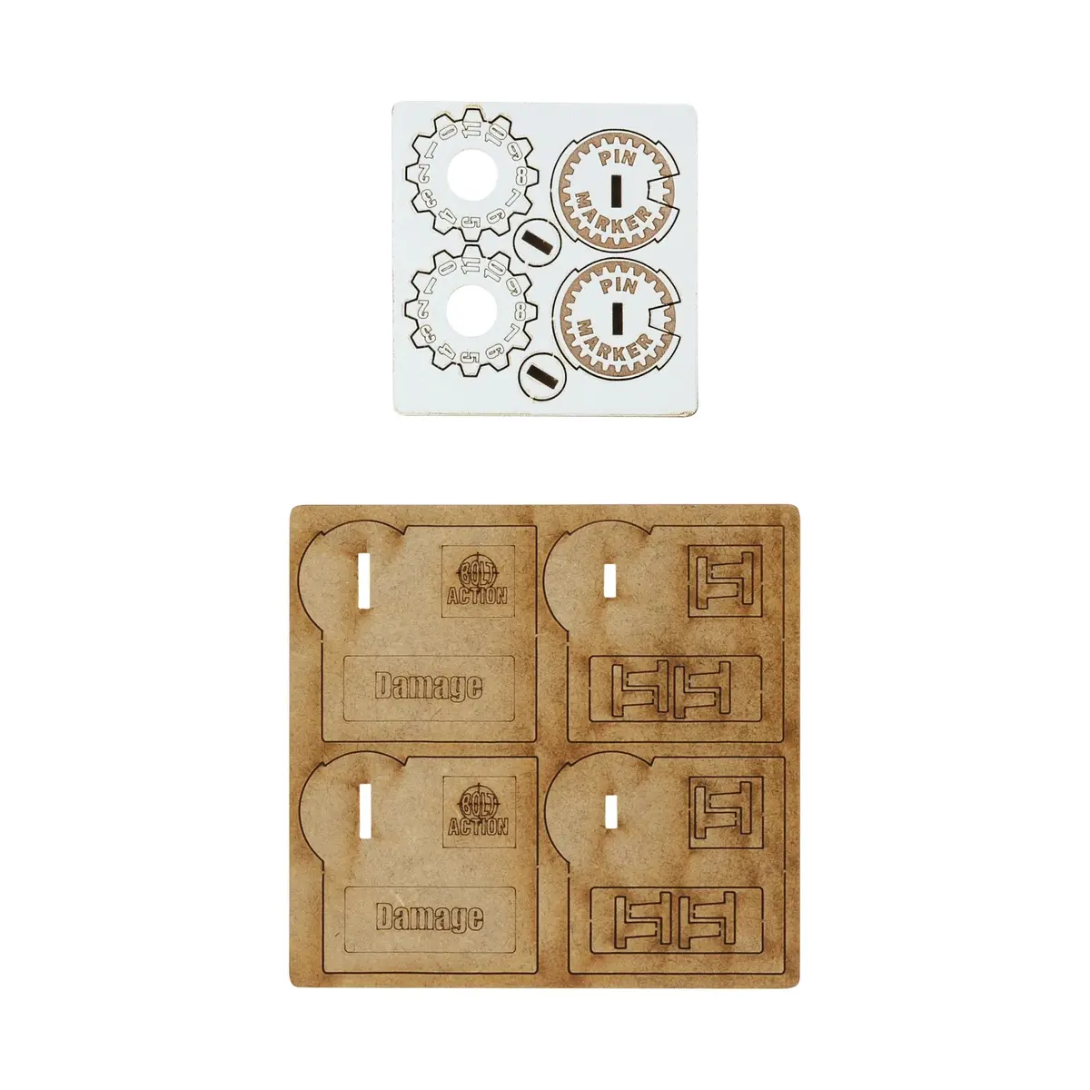 Bolt Action Mdf Vehicle Pin Markers - Germany 1