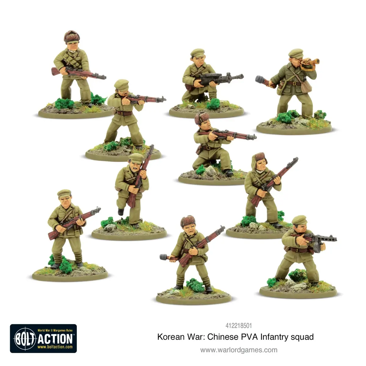 Chinese Pva Infantry Squad (Small Box) 1