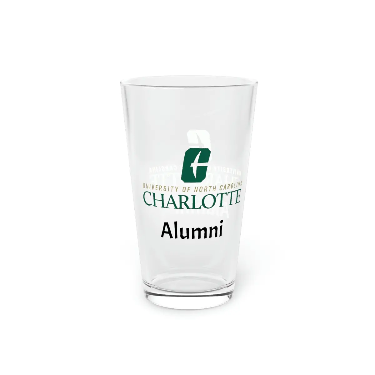 Uncc Alumni Pint Glass, 16Oz 1