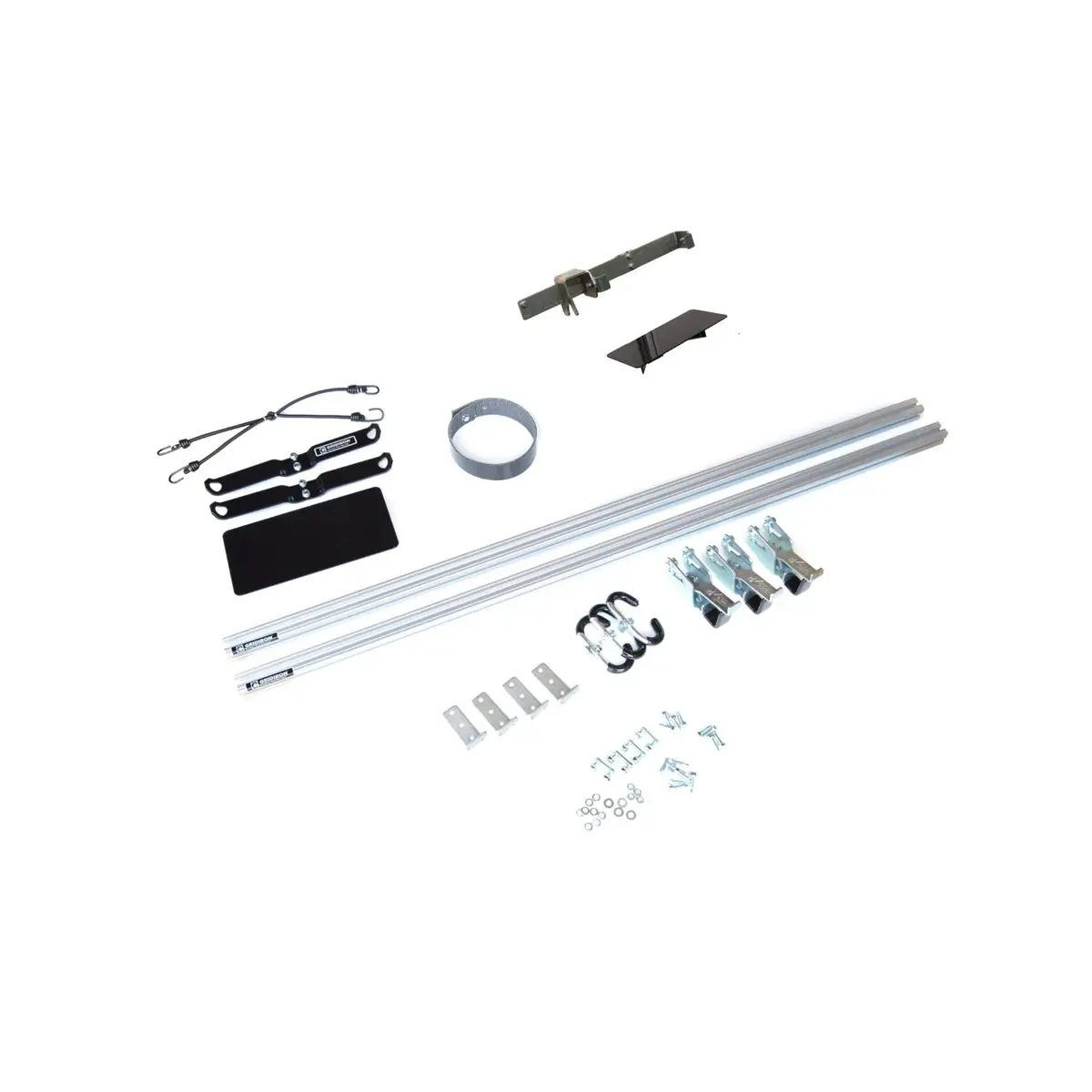 Trailer Rack Setup Holds 3 String Trimmers, 1 Small Backpack Blower & More 1