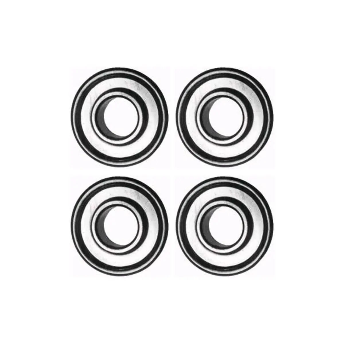 Wheel Bearing 4-Pack (3/8" Id X 1-1/8" Od Flanged Ball Bearings) 1