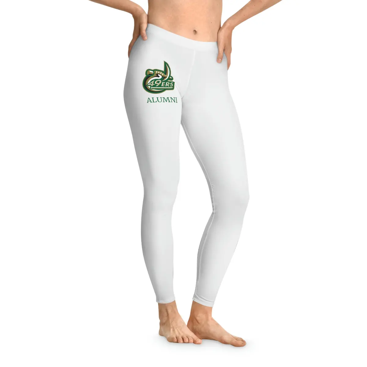 Uncc Alumni Stretchy Leggings 6