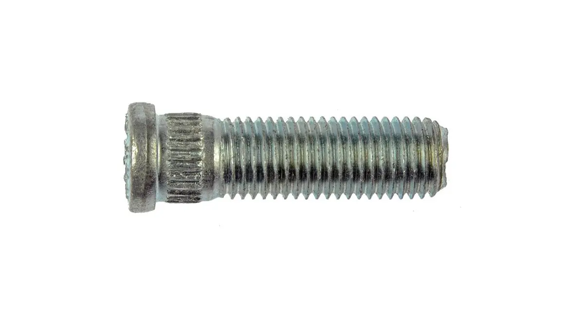 Wheel Bolt 12-1.50 Serrated Wheel Stud - 12.73Mm Knurl, 41.5Mm Length /  Perno Para Rueda - Rosca M12-1.5, Moleteado 12.73 Mm, Longitud 41.5Mm
Precios Incluyen I.S.V. 1