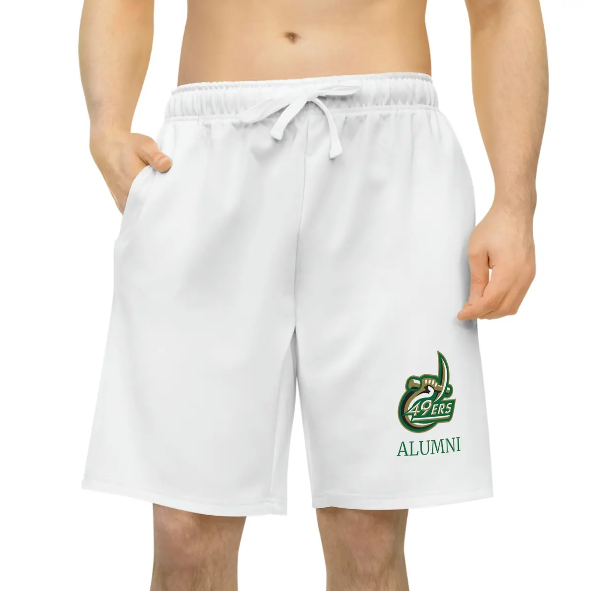 Uncc Alumni Athletic Long Shorts 1