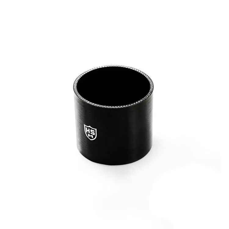 4" Straight Silicone Coupler (Black 5-Ply) 1