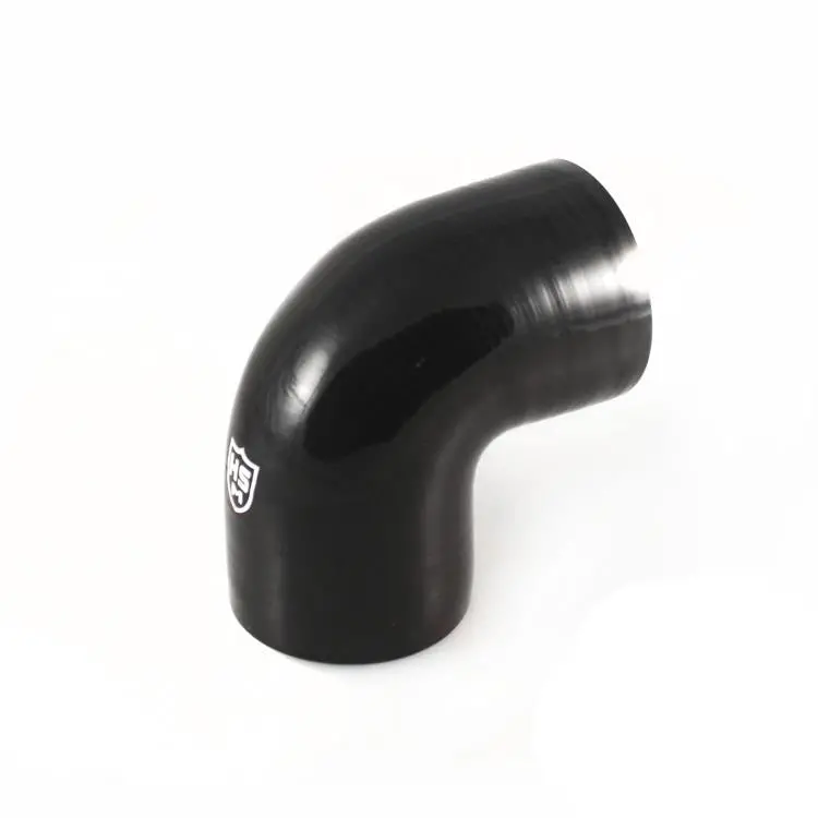 3”X 3” Silicone 90° Elbow Hose (Black 5 Ply) 1