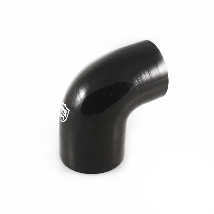3”X 2.5” Silicone 90° Elbow Hose (Black 5 Ply) 1