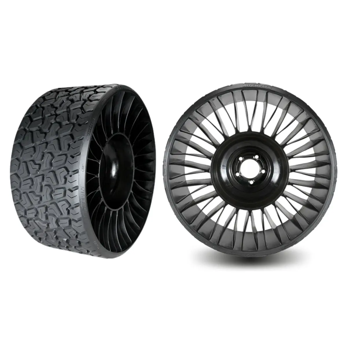 Tweels For 52" Ferris Z3x Lawn Mowers (2-Pack Airless Drive Wheels & Tires) 1