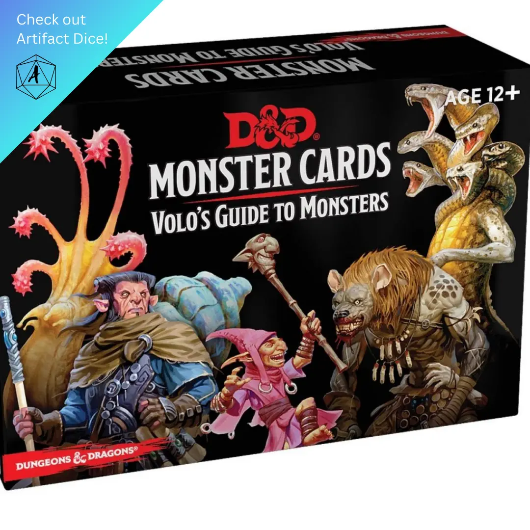 D&D Spellbook Cards: Volos Guide To Monsters Deck 1