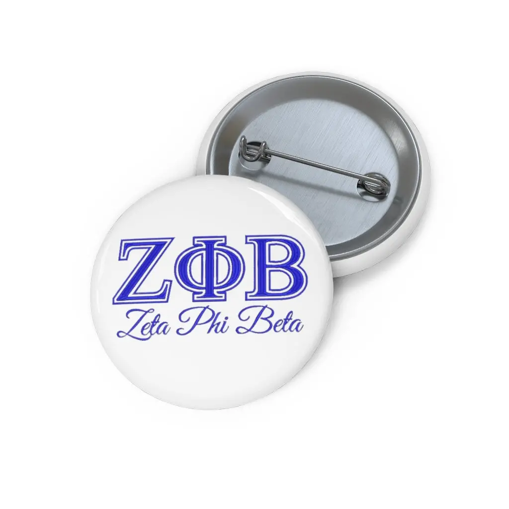 Zeta Phi Beta Pin Buttons 1