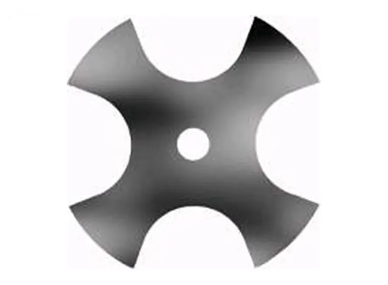 Edger Blade 8" Long X 1" Hole 4-Tooth Star 1