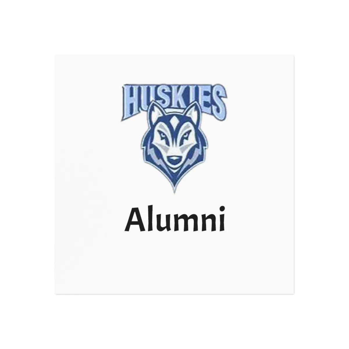 Hunter Huss Alumni Car And Refrigerator Magnet 1