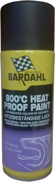 Bardahl Racing Black ( Varmebestandig Silke Matsort 800 Grader ) 400 Ml. 1