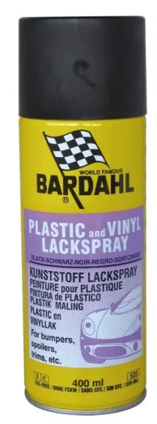 Bardahl Sort Plastik- Og Vinylmaling 400 Ml. 1