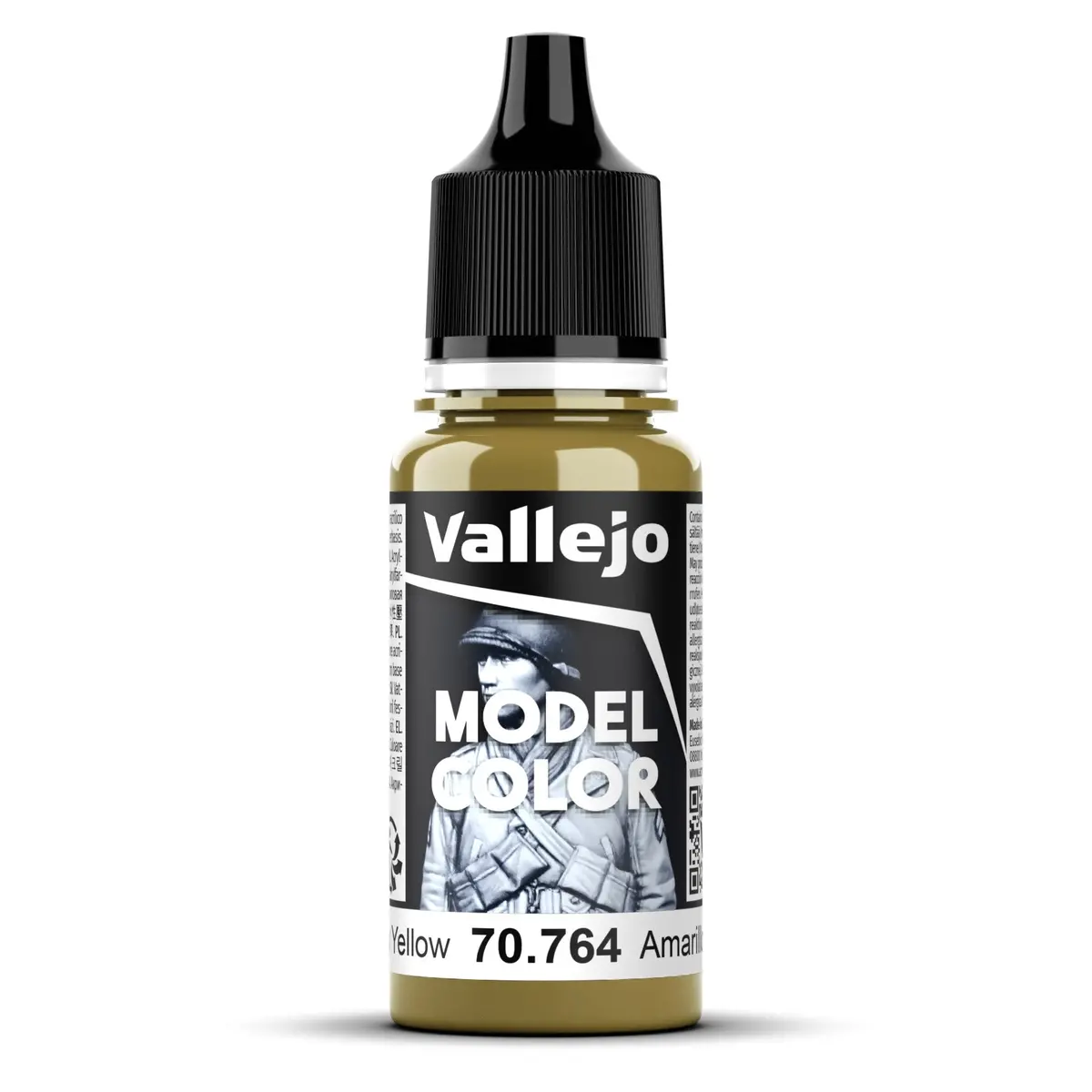 Vallejo Model Colour - 125 Military Yellow 18Ml 1