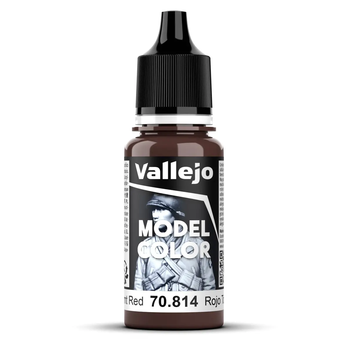 Vallejo Model Colour -163 Burnt Red 18Ml 1