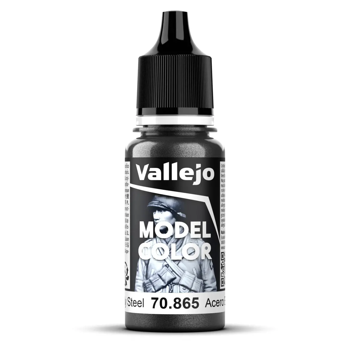 Vallejo Model Colour - 196 Oily Steel 18Ml 1