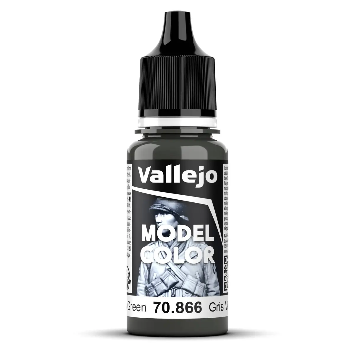 Vallejo Model Colour - 184 Grey Green 18Ml 1