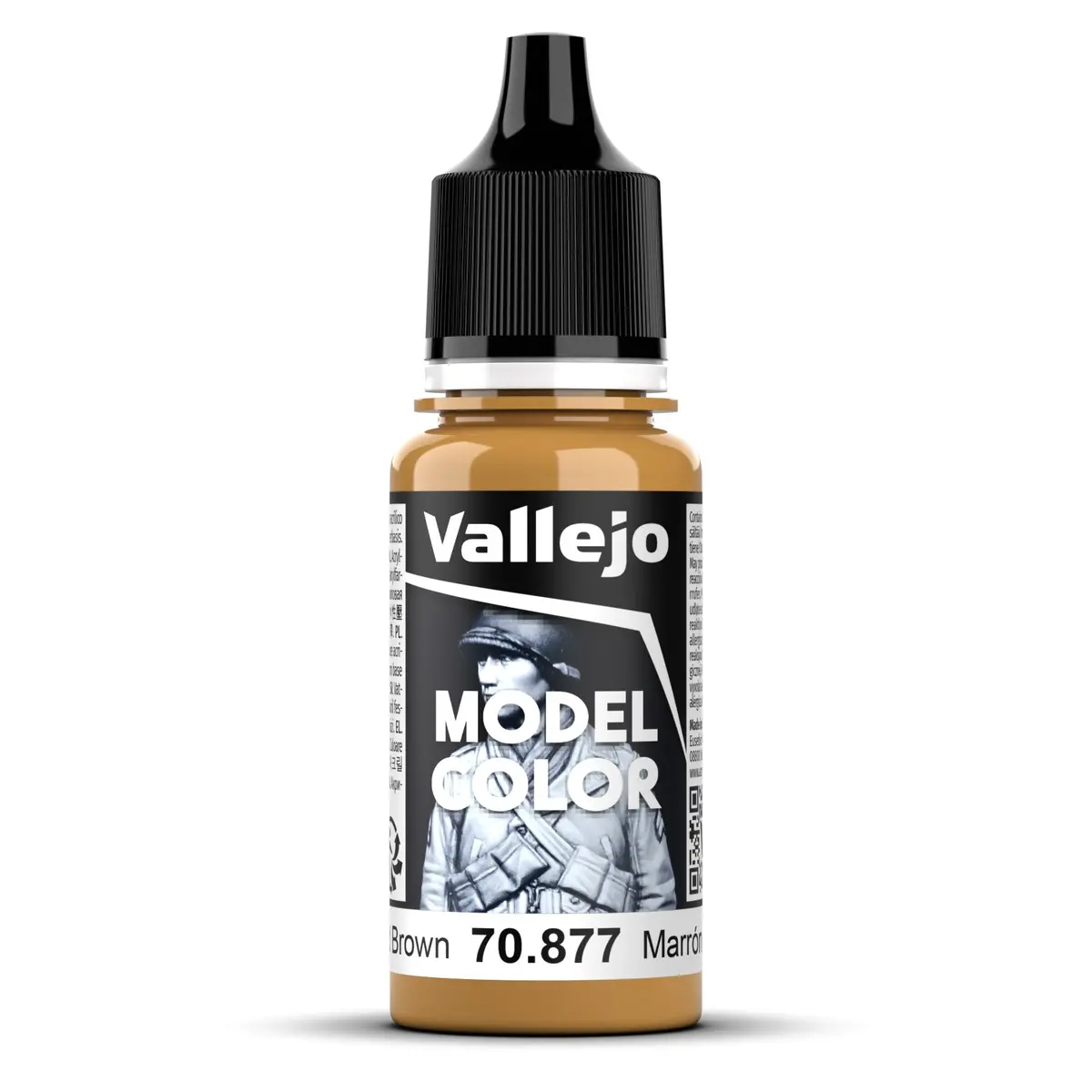 Vallejo Model Colour - 158 Gold Brown 18Ml 1