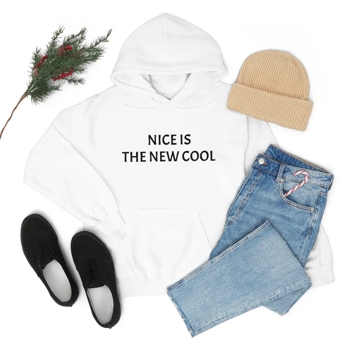 Nice Is The New Cool Heavy Blend™ Hooded Sweatshirt 7