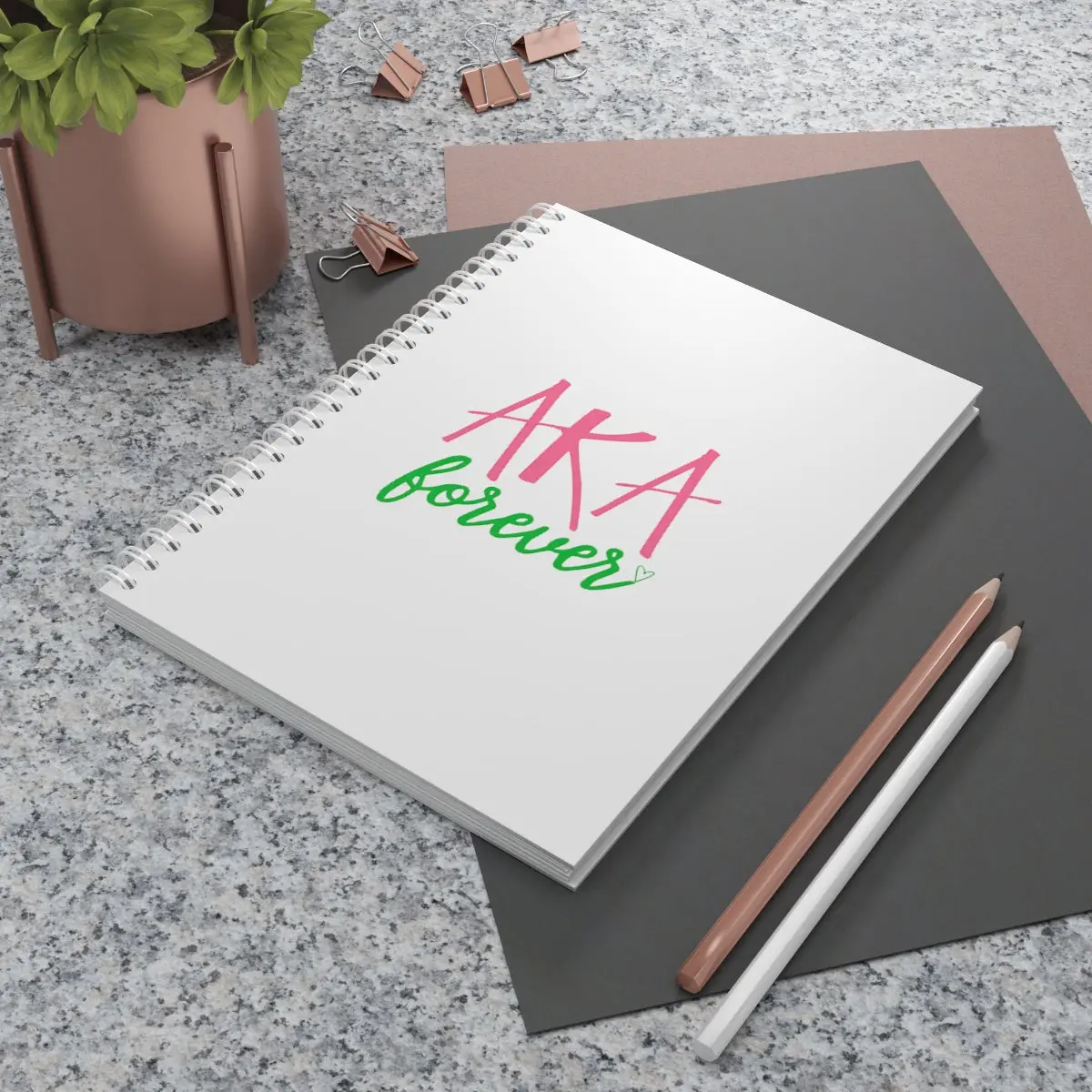 Aka Forever Spiral Notebook 1