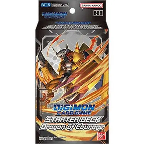 Digimon Card Game Starter Deck Display Dragon Of Courage (St15) 1