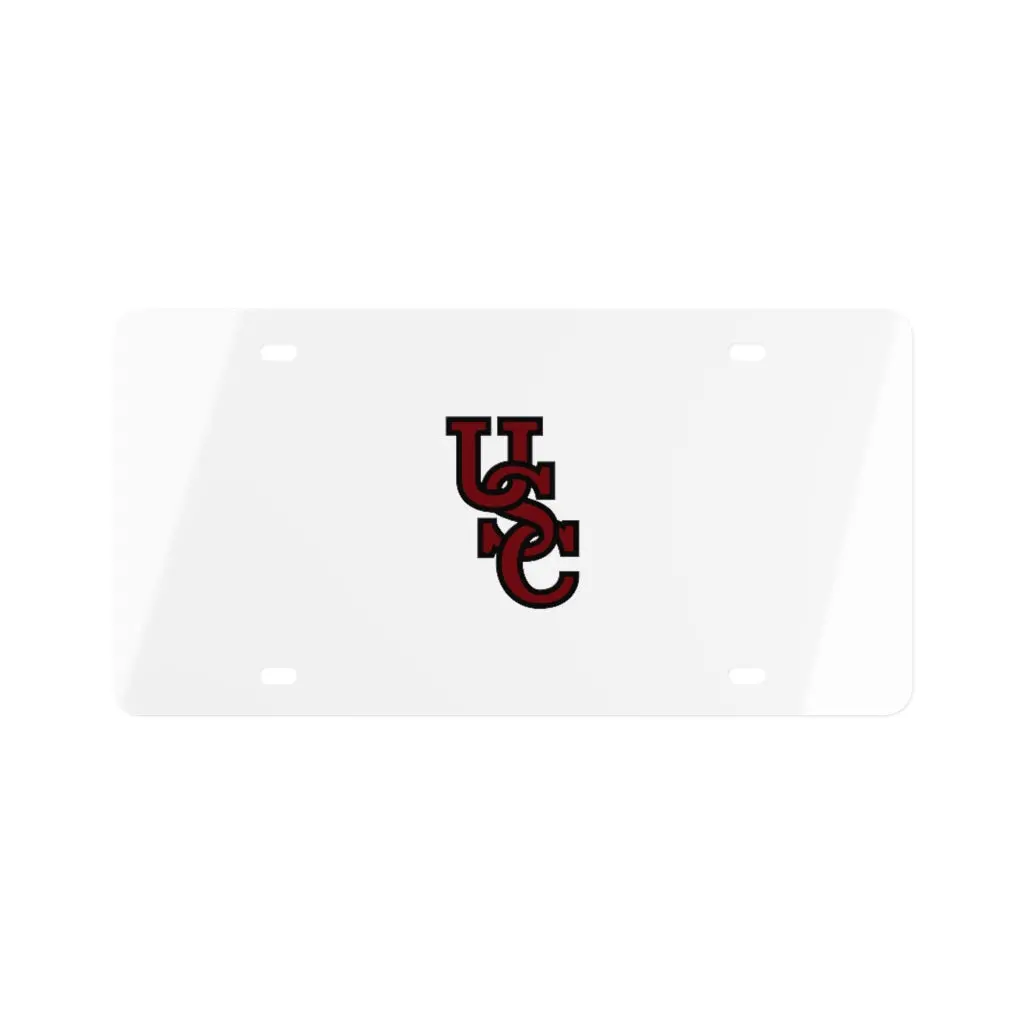 Usc License Plate 1