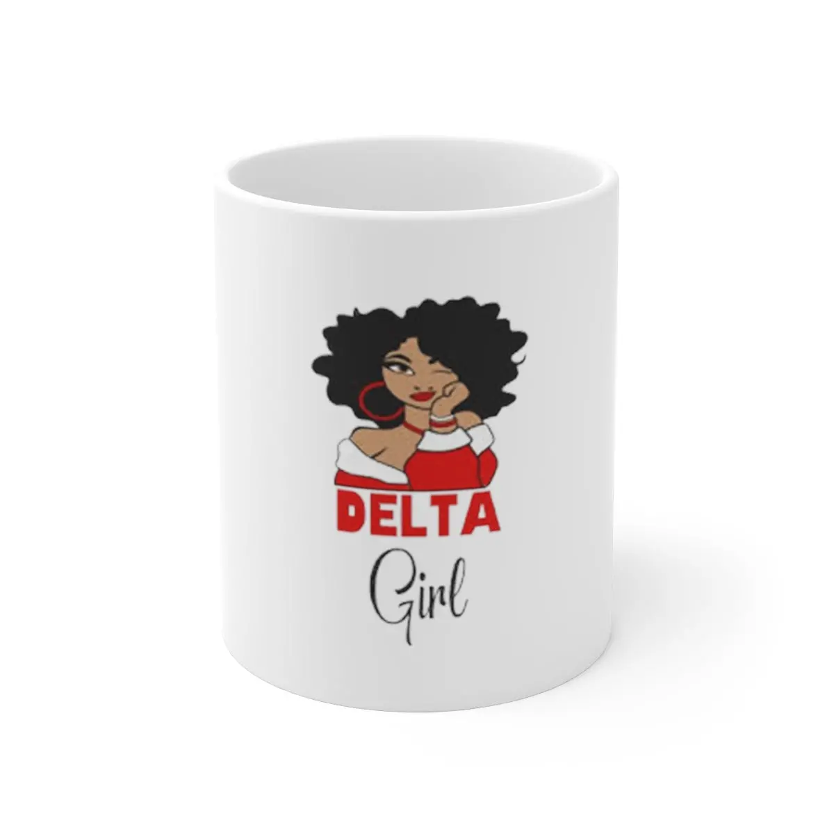 Delta Sigma Theta Ceramic Mug 11Oz 1