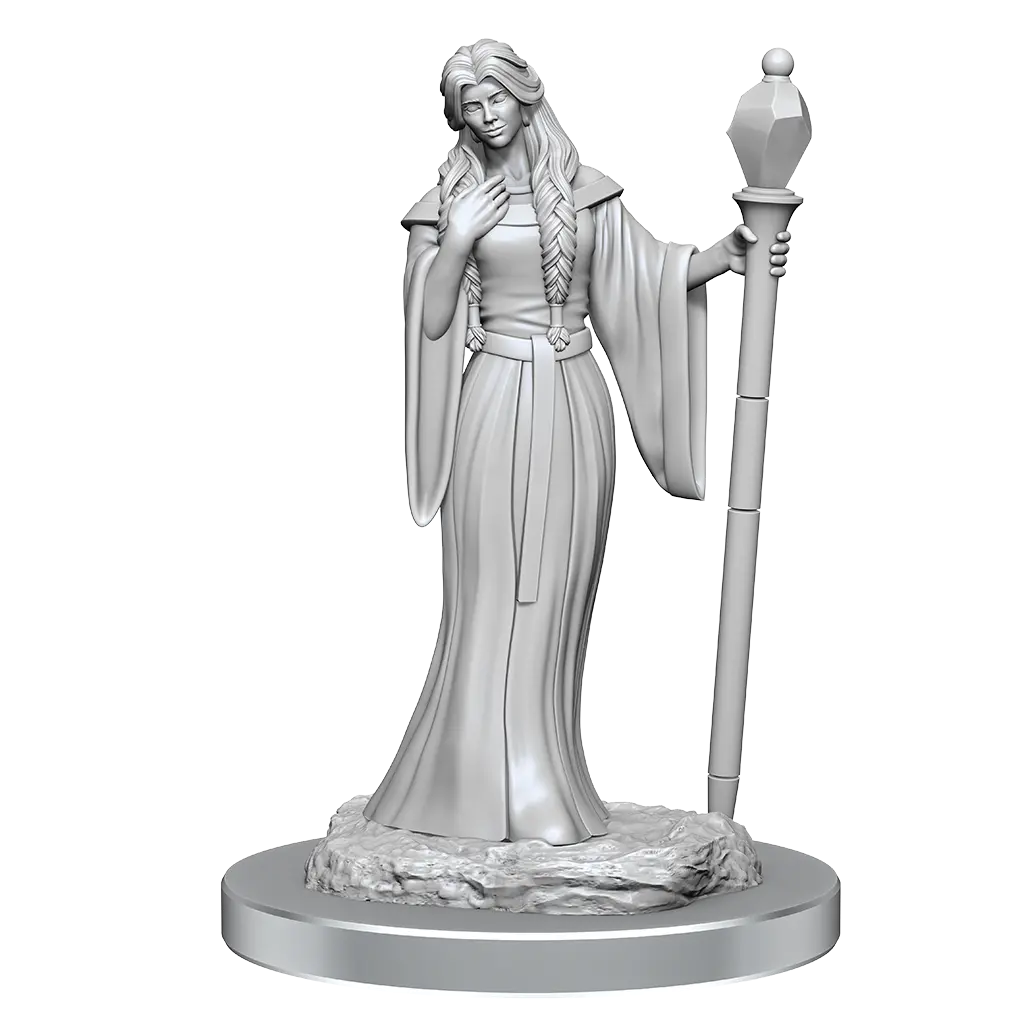Human Wizard Female & Halfling Holy Warrior Female 1