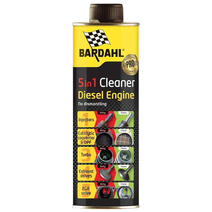 Bardahl 5-I-1 Cleaner Diesel Engine 500 Ml. ( Til Tanken ) 1