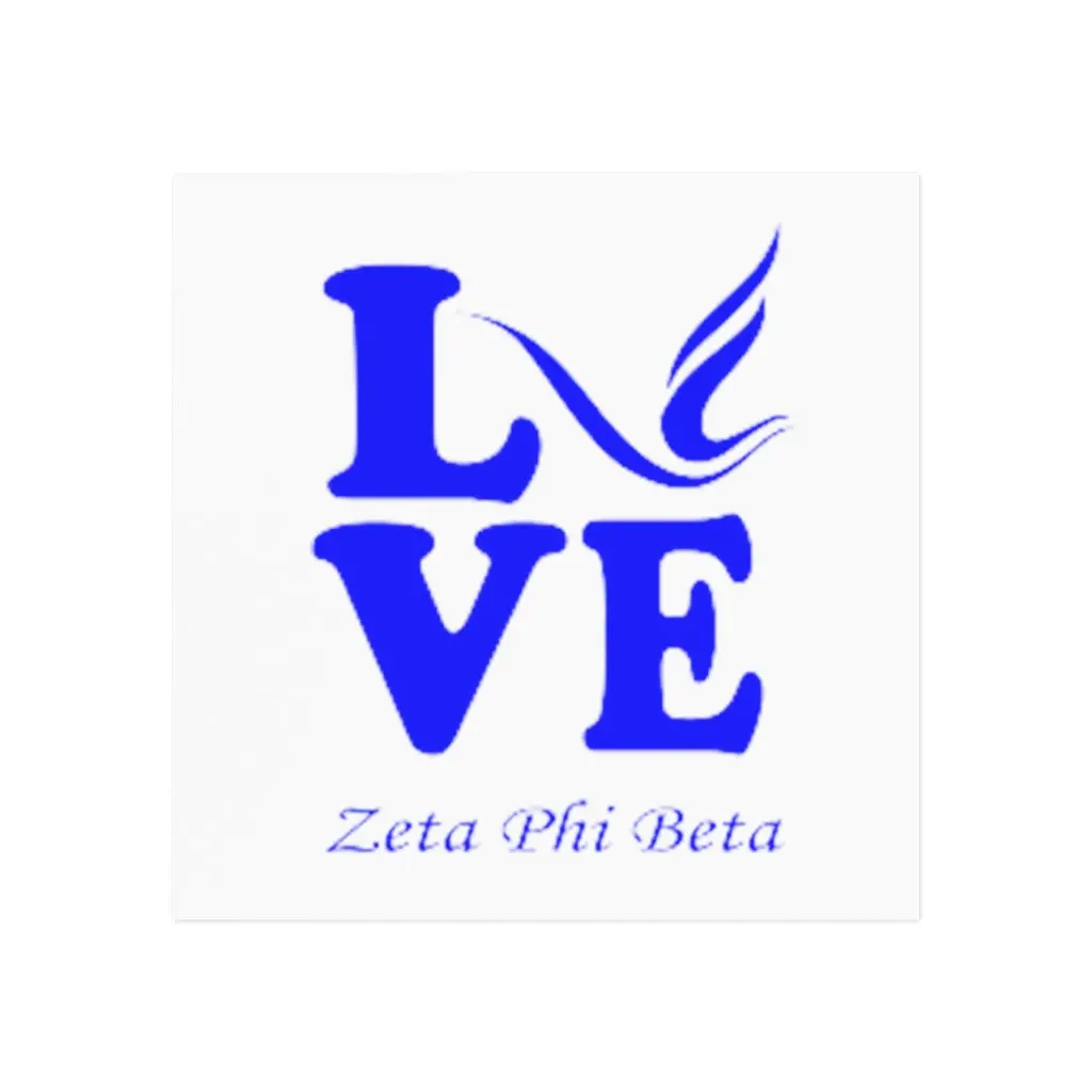 Zeta Phi Beta Square Magnet 1