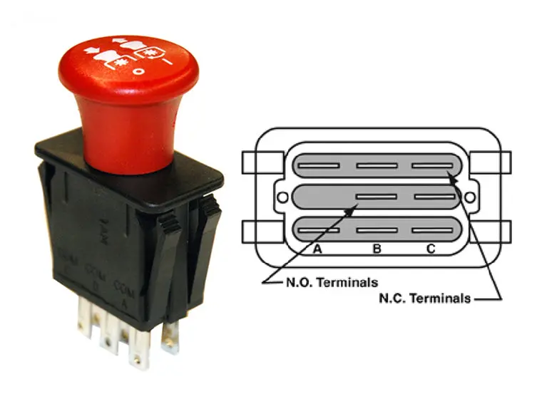 Oem Pto Switch (Toro/Exmark 103-5221, Grasshopper 183925 & Kubota K1211-62231) 1