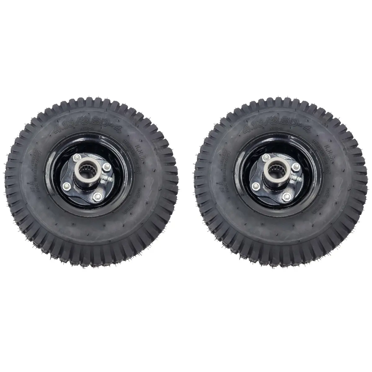 2-Pack 2-Wheel Mower Sulky Wheels P/N 15041 For Ts2000-Ts2006n Havener Enterprises 1