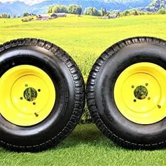 22X9.50-10 Turf Tire And 10X7 Wheel Assembly For Lawn & Garden Mower (Set Of 2) 1