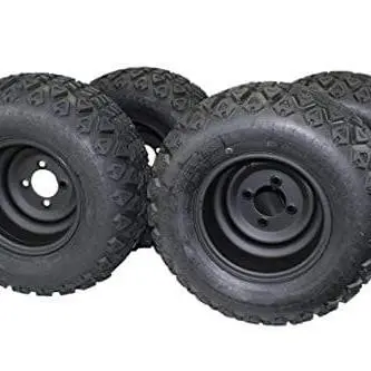 20X10.00-10 Atw-045 With 10X7 Matte Black Wheels For Golf (Set Of 4) 1