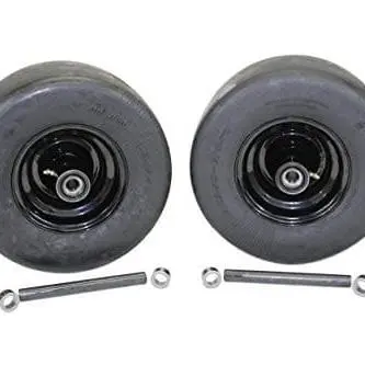 Hustler 13X6.50-6 Greasable Flat-Free Wheel & Tire Set Of Two (606744) 1