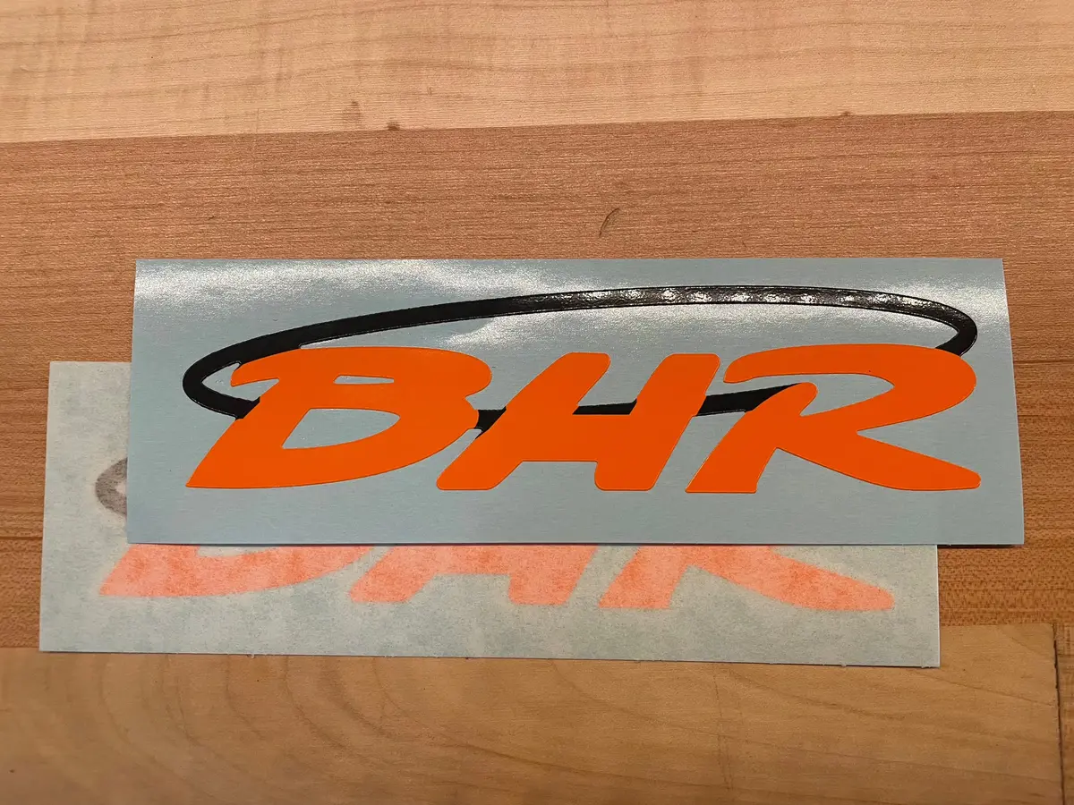 Bhr Window Sticker, Pair, New 2025 Logo 1