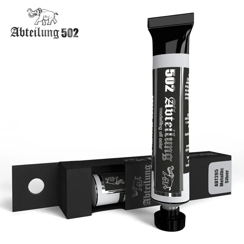 Abteilung 502 Oil Paint: Metallic Silver (Old) 1