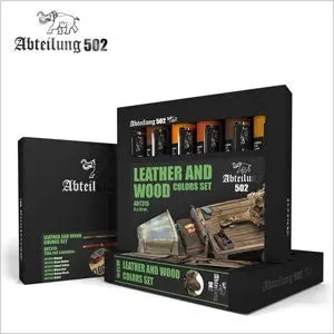 Leather And Wood Paint Set (Old) 1