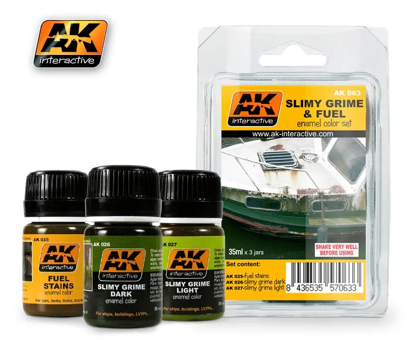 Ak-063 Slimy Grime & Fuel Set 1