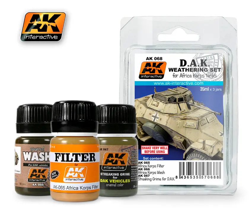 Ak-068 Afrika Korps Weathering Set 1