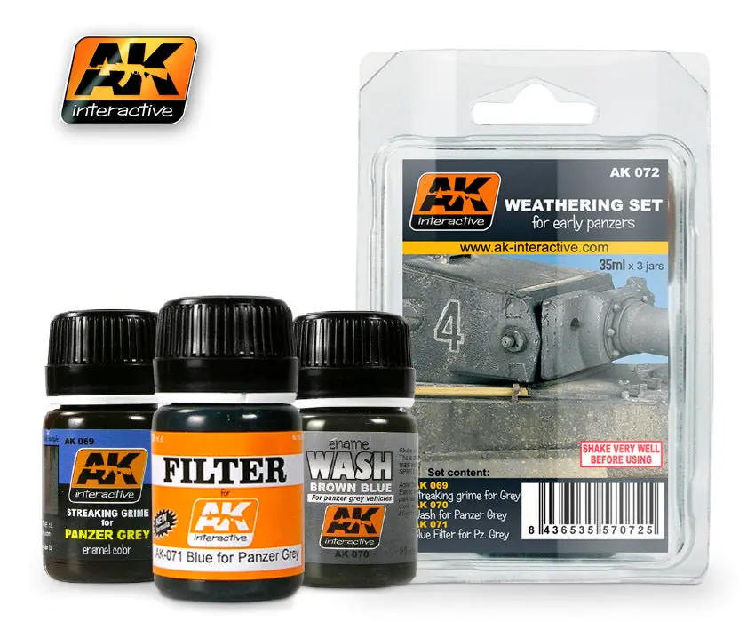 Ak-072 Early Panzers Weathering Set 1