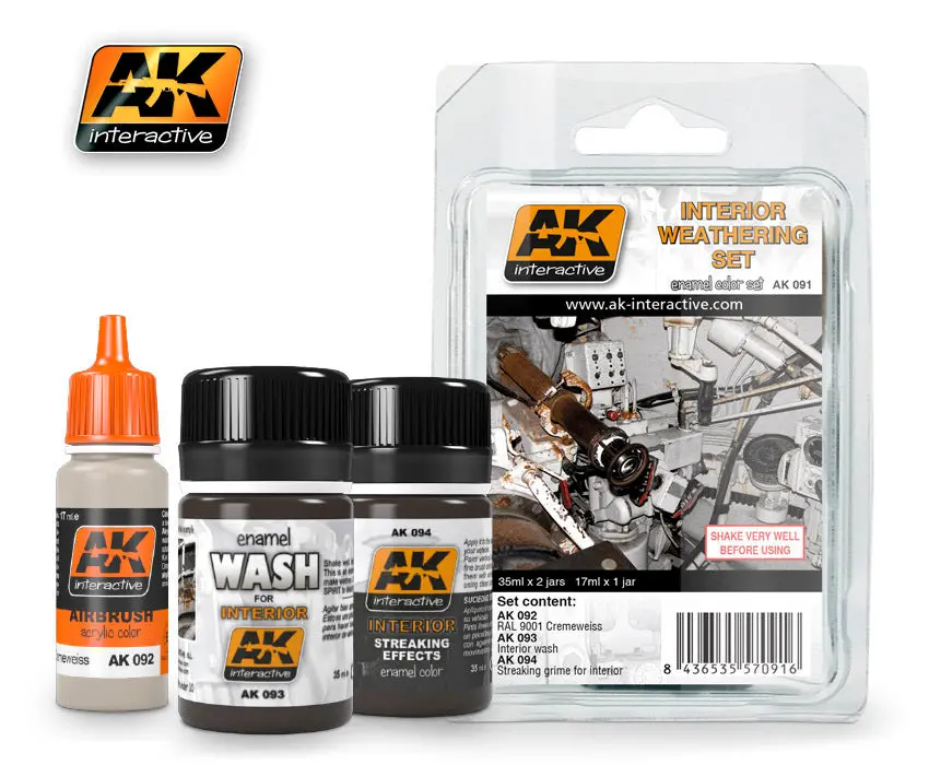 Ak-091 Interior Weathering Set 1