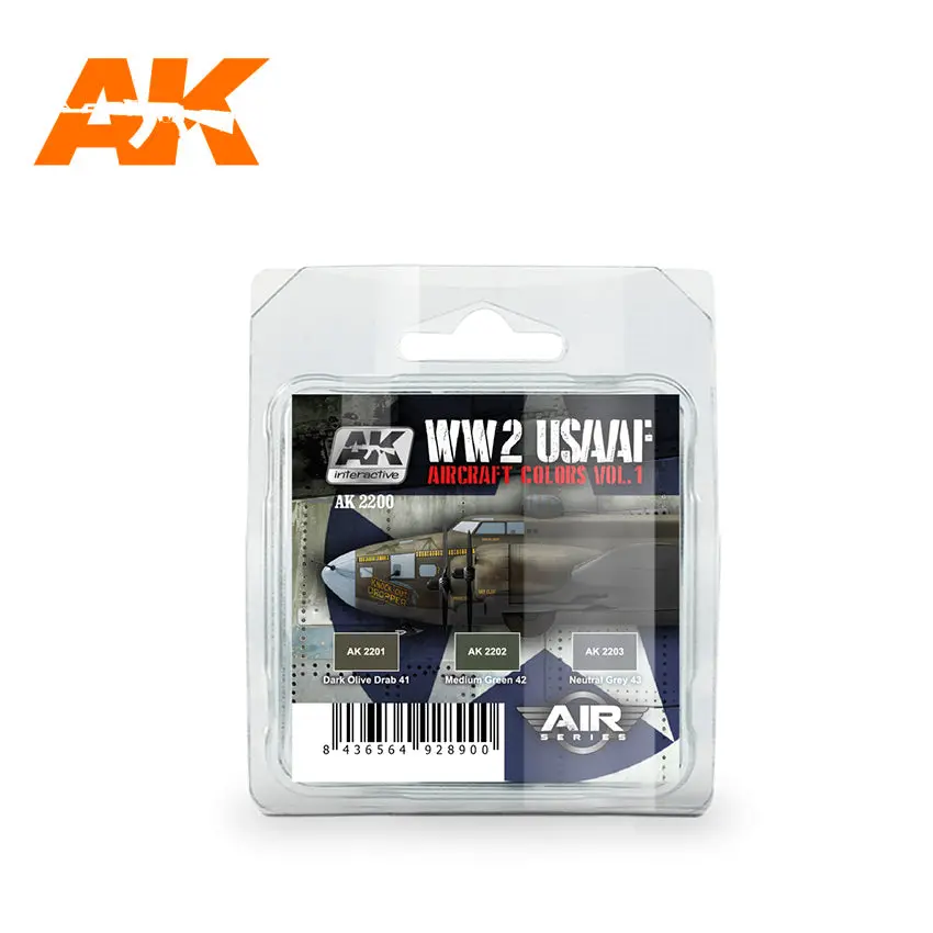 Ak-2200 Ww2 Usaaf Aircraft Colours Set #1 (Discontinued) 1